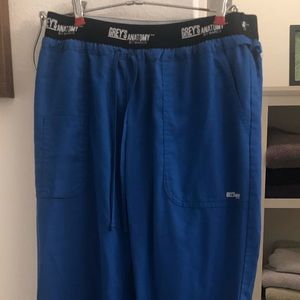 Grey’s anatomy royal blue scrub pants